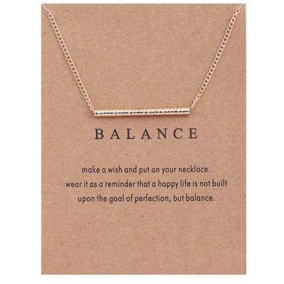 Jewelry - Balance Bar Necklace